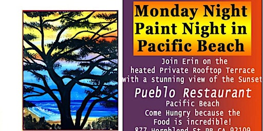 Primaire afbeelding van Paint Night in Pacific Beach with Erin