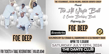 THE "ALL WHYTE BALL" & "CANCER BIRTHDAY PARTY BASH" @ THE DANTE CLUB