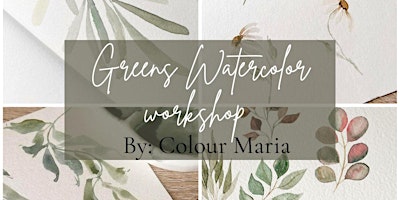 Imagem principal do evento Watercolor Workshop with Colour Maria
