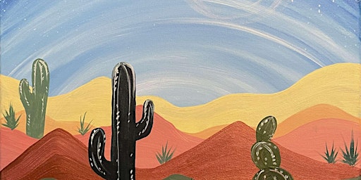 Imagem principal do evento Desert Dusk  - Paint and Sip by Classpop!™