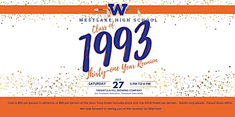 Westlake High School Class of 1993 Reunion