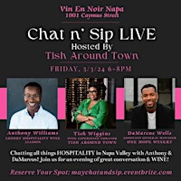 Image principale de Chat N’ Sip Live with Tish Around Town!