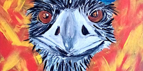Kids art class - Let's paint an Emu