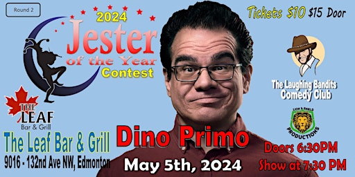 Immagine principale di Jester of the Year Contest at The Leaf Starring Dino Primo 
