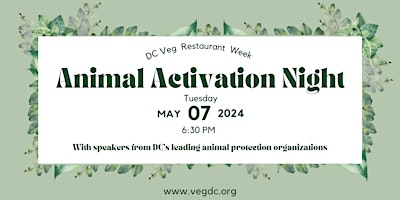 Hauptbild für Animal Activation Night