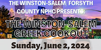 Winston-Salem/Forsyth County NPHC Greek Cookout primary image