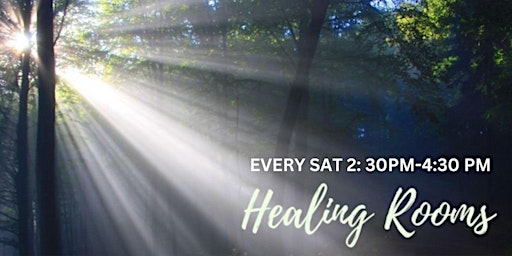 Primaire afbeelding van HEALING ROOMS 2.30PM-4.30PM Every Saturday(except eve of/on Public Holiday)