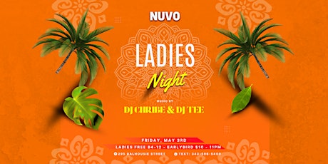 LADIES NIGHT FRIDAY @ NUVO  LOUNGE - OTTAWA BIGGEST PARTY & TOP DJS!