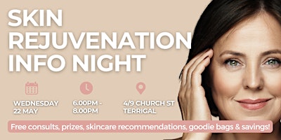 Imagem principal do evento Skin Rejuvenation Info Night