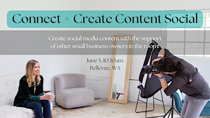 Connect + Create Content Social