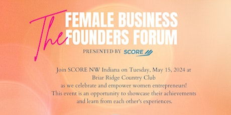 2024 SCORE Female Business Founders Forum