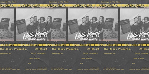 The  Alley Presents: Overbreak | ‘Hello Myself’ Single Launch Party primary image