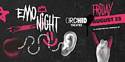 Emo Night at Orchid Theatre primary image