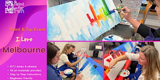 Paint and Sip Class: I Love Melbourne primary image