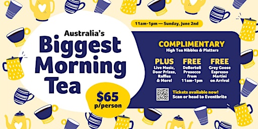 Imagem principal do evento Australia's Biggest Morning Tea @ The Budgie Bar