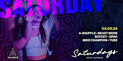 The Argyle Saturdays // FREE & Discounted Entry // SYDVIP primary image