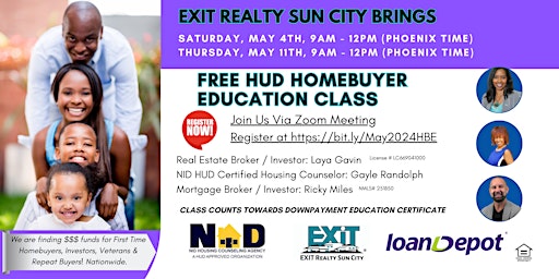 FREE Online HUD Homebuyer Education Class primary image