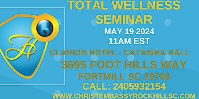 TOTAL WELLNESS SEMINAR - MIND, BODY, SPIRIT & THE WORD primary image