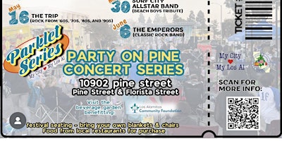 Primaire afbeelding van Parklet Concert Series - Party on Pine - Strange Days, A Doors Tribute Band