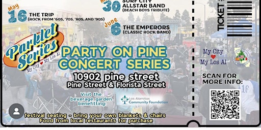 Imagem principal de Parklet Concert Series - Party on Pine - Strange Days, A Doors Tribute Band