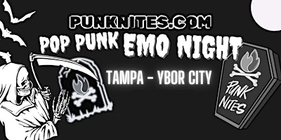 Primaire afbeelding van Pop Punk Emo Night TAMPA by PunkNites - at the CATACOMBS YBOR CITY