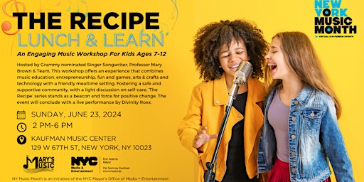 Imagem principal de The Recipe: Lunch & Learn: (Children 7-12)