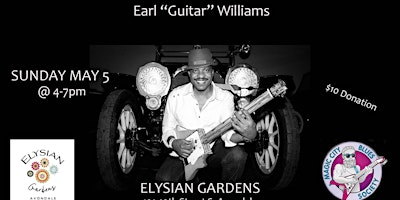 Imagem principal do evento Magic City Blues Society Presents Earl “Guitar”Williams