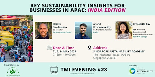 Imagem principal do evento Key Sustainability Insights for Businesses in APAC Part 2: India