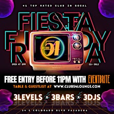 FIESTA FRIDAY : Sign Up for Free Entry!