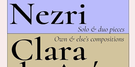 Lucie Nezri & Clara de Asís - Discreet Editions