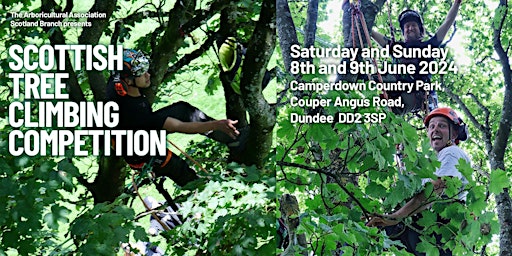 Imagem principal do evento Scottish Tree Climbing Competition 2024 (STCC)
