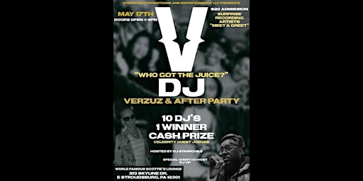 Imagem principal do evento Who Got the Juice DJ Verzuz & After Party
