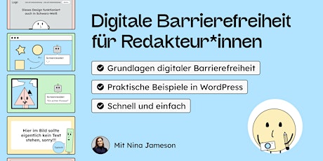 Digitale Barrierefreiheit für Redakteur*innen