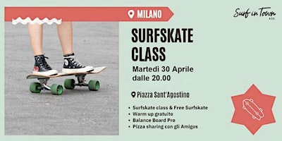 Imagem principal do evento Corsi di Surfskate Milano - tutti i livelli