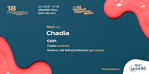 Primaire afbeelding van Chadia - WeWorld Festival 2024
