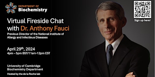 Imagen principal de Fireside Chat with Dr. Anthony Fauci