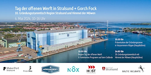 Tag der offenen Werft Stralsund & 10. Gründungsstammtisch Region HST
