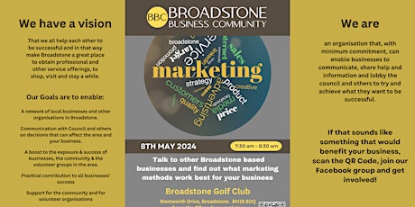 Effective marketing methods - Broadstone Business Community event