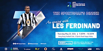 Imagem principal do evento The Sportsman’s Dinner – An evening with Les Ferdinand