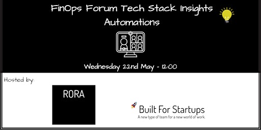 Tech Stack Insights, The FinOps Forum by RORA: Automations primary image