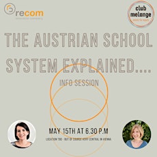 Info Session "The Austrian School System"  primärbild