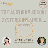 Imagem principal de Info Session "The Austrian School System"