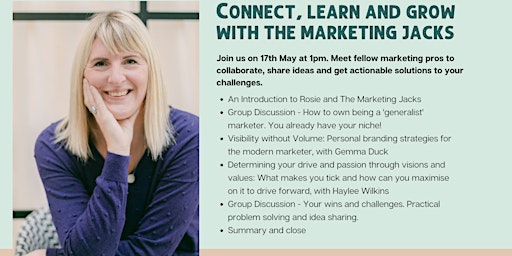 Connect, learn and grow with The Marketing Jacks primary image