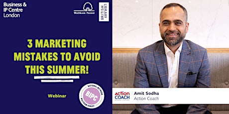 Imagem principal do evento 3 Marketing Mistakes to AVOID this Summer!