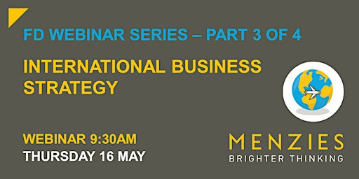 FD Webinar series – Part 3 – International Business Strategy primary image