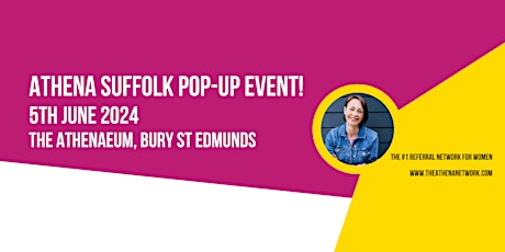 The Athena Network Suffolk Pop-Up Event