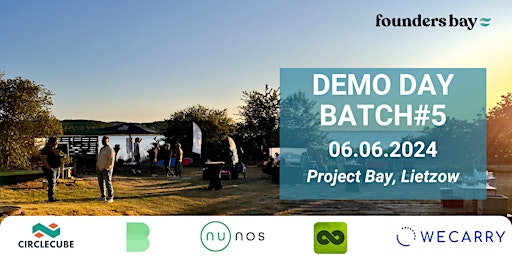 Demo Day Founders Bay Batch#5  primärbild