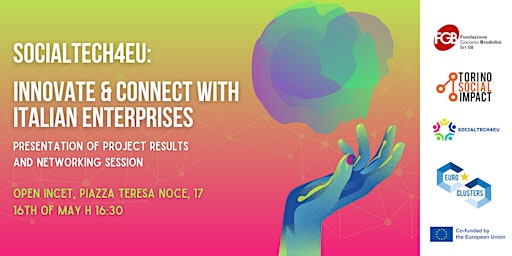 Imagem principal do evento SocialTech4EU: Innovate & Connect with Italian enterprises.