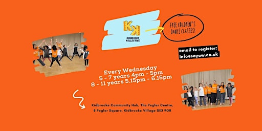Free weekly dance sessions for children aged 5 - 11 in Kidbrooke Village primary image