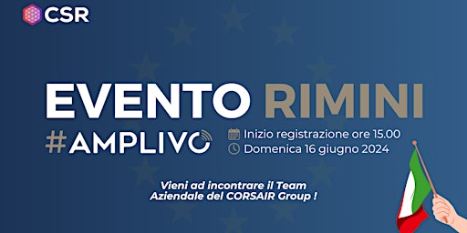 Primaire afbeelding van AMPLIVO European Tour - Rimini, Italy 16.06.24